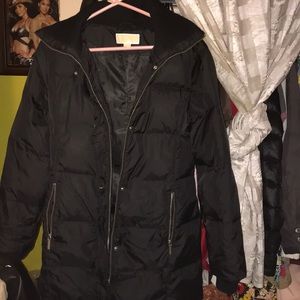 Long black Michael Kors winter jacket
